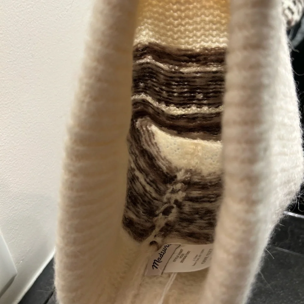 Madewell Fair Isle Cuffed Beanie, NWT - Picture 4 of 5